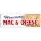 Signmission HOMEMADE MAC & CHEESE BANNER SIGN take carry out food macaroni eat best B-72 Homemade Mac & Cheese - alternate 1